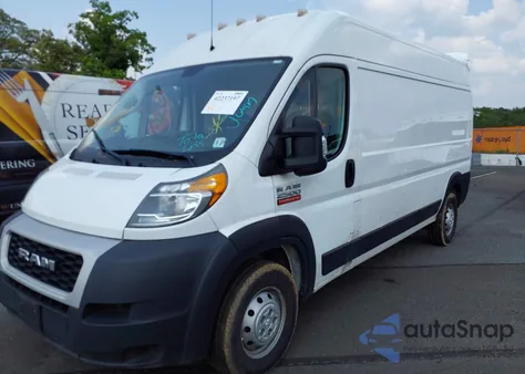 2021 Ram Promaster 2500 High Roof 159 Wb из США, поврежденный, VIN 3C6LRVDG5ME576517